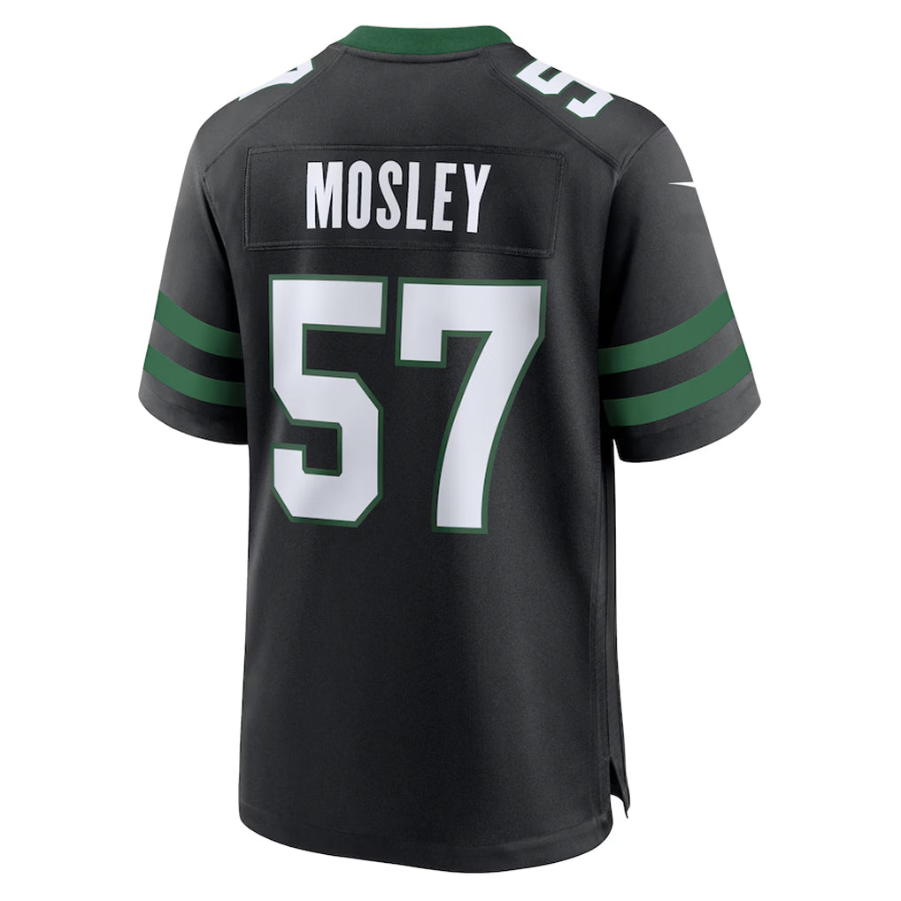 NY.Jets #57 C.J. Mosley Player Black Home Game Football Jerseys