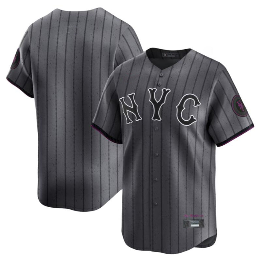 NY.Mets Blank Player City Connect Limited Stitched Bsaeball Jerseys