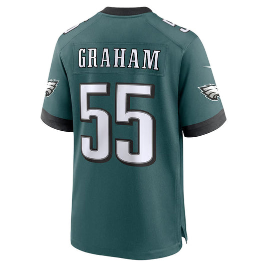 P.Eagles #55 Brandon Graham Player Green Stitched Home Game Football Jerseys