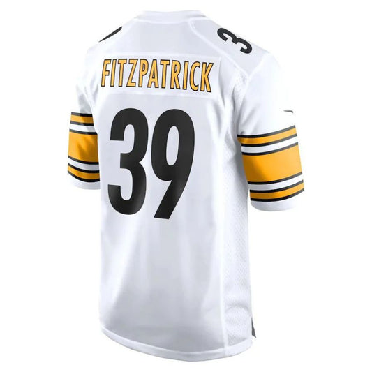 #39 Minkah Fitzpatrick Playre P.Steelers White Game Stitched Football Jerseys