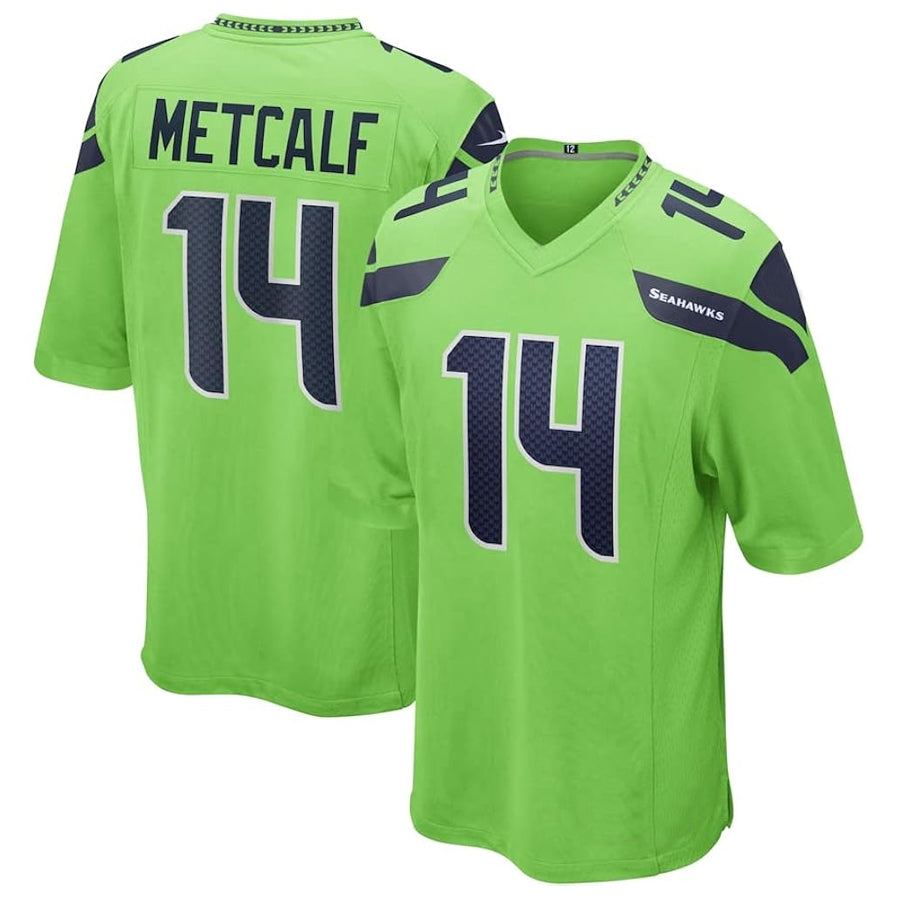 S.Seahawks #14 Sam Darnold Player Green Home Game Football Jerseys