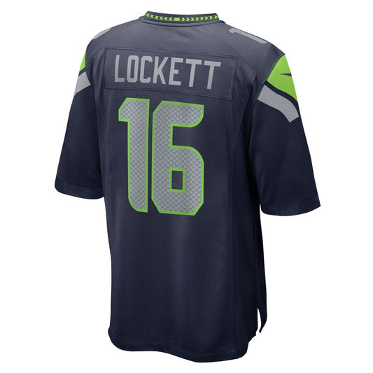 S.Seahawks #16 Tyler Lockett Player Navy Home Game Football Jerseys