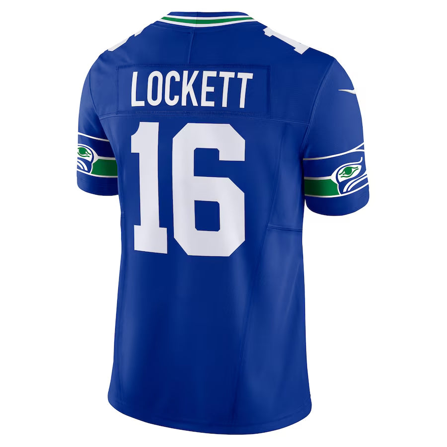 S.Seahawks #16 Tyler Lockett Player Royal Vapor F.U.S.E. Limited Football Jerseys
