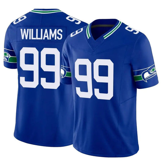 S.Seahawks #99 Leonard Williams Player Royal Vapor F.U.S.E. Limited Football Jerseys