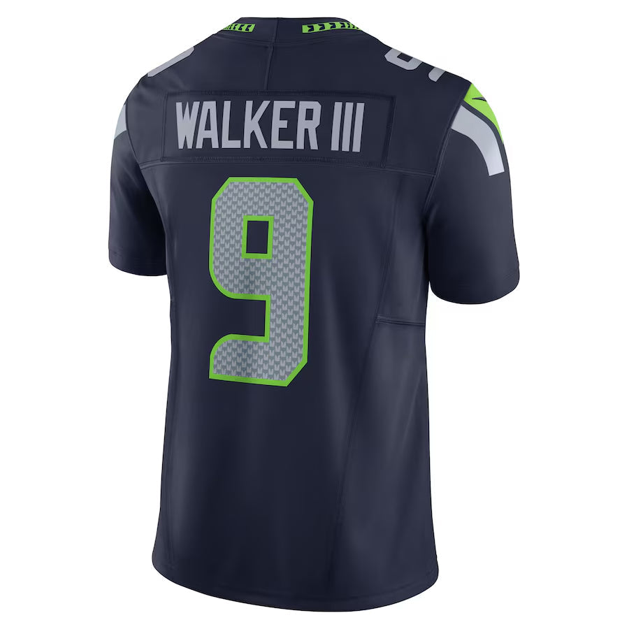 S.Seahawks #9 Kenneth Walker III Player Navy Vapor F.U.S.E. Limited Football Jerseys