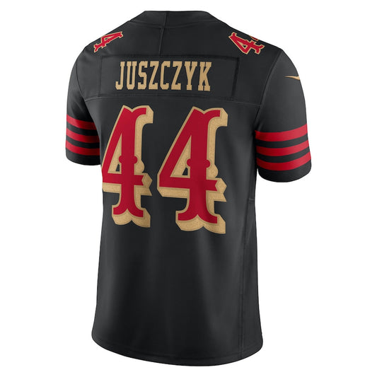 SF.49ers #44 Kyle Juszczyk Player Rivalries Collection Vapor Limited Black Football Jerseys