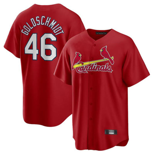 St.Louis Cardinals #46 Paul Goldschmidt Player Red City Connect Limited Baseball Jerseys£¨¸´Öƣ©