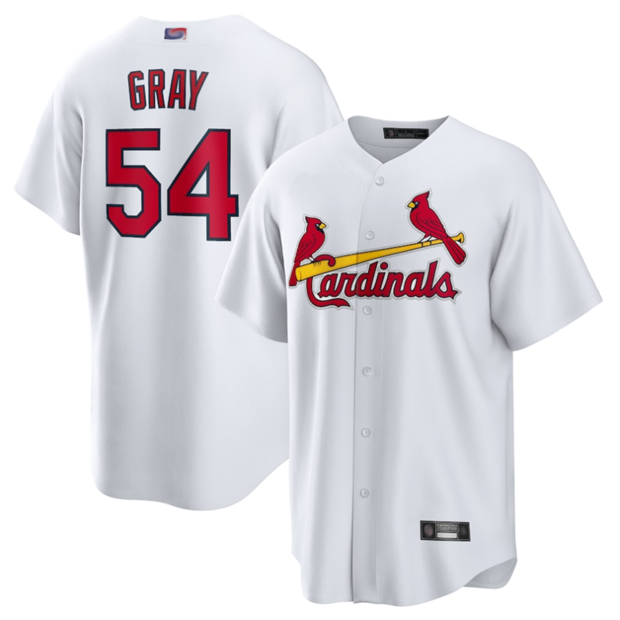 St.Louis Cardinals #54 Sonny Gray Player White Replica Baseball Jerseys