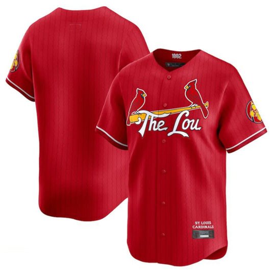 St.Louis Cardinals Blank Player Red City Connect Limited Stitched Baseball Jerseys