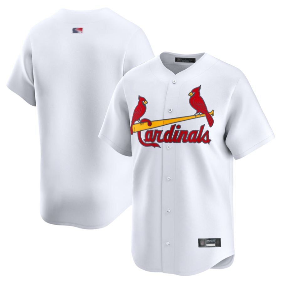 St.Louis Cardinals Blank Player White Home Limited Baseball Jerseys