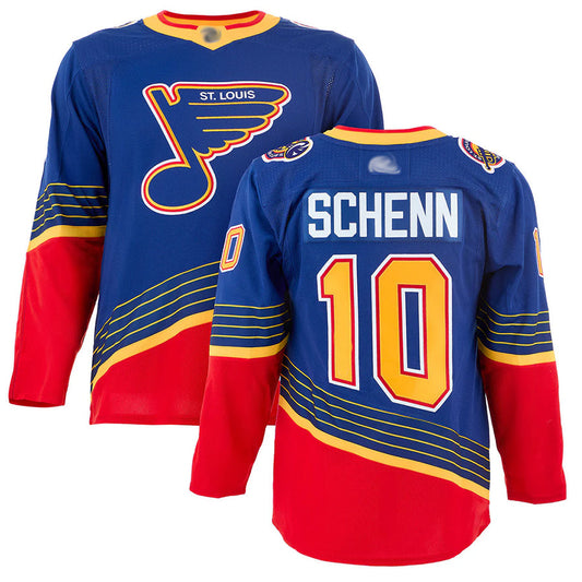 St. L.Blues #10 Brayden Schenn Player Fanatics Premier Breakaway Royal Hockey Jerseys