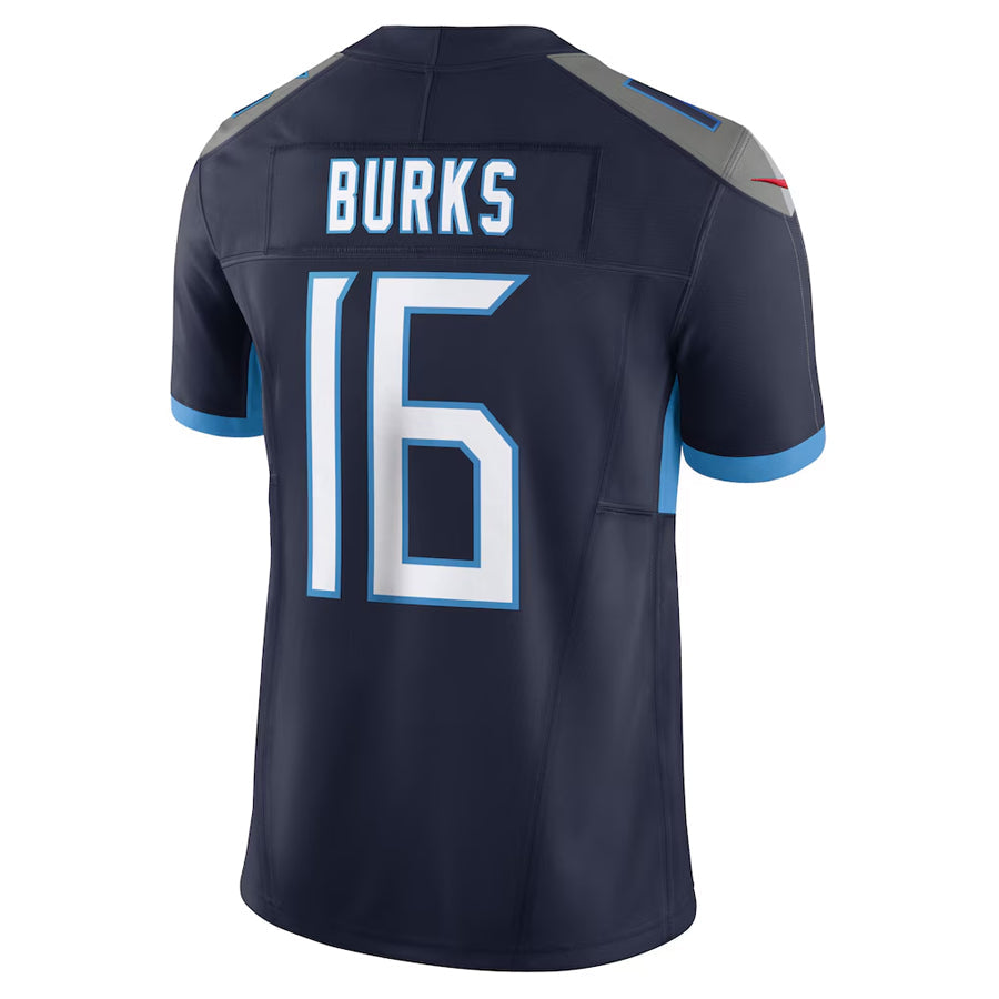 T.Titans #16 Treylon Burks Player Navy Vapor F.U.S.E. Limited Football Jerseys