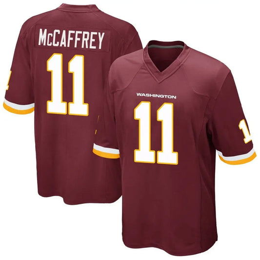 W.Commanders #11 Luke McCaffrey Player Burgundy Game Football Jerseys