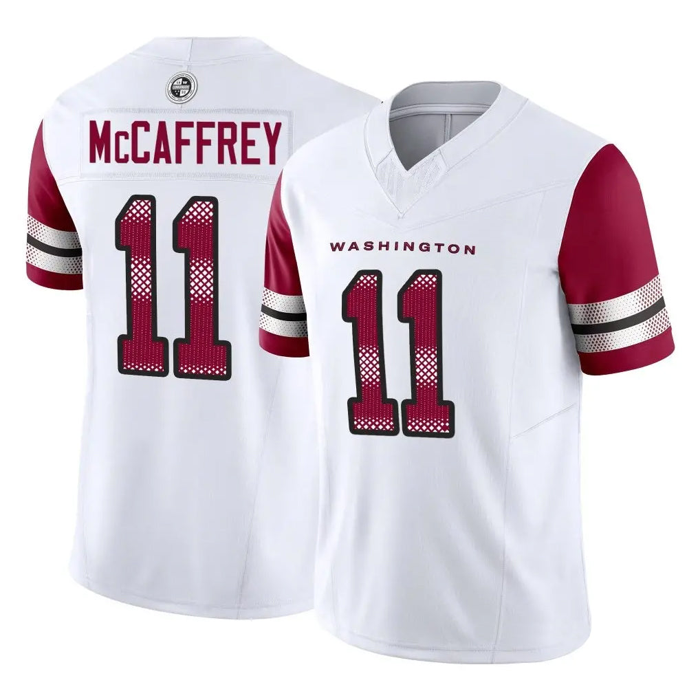 W.Commanders #11 Luke McCaffrey Player White Vapor F.U.S.E. Limited Football Jerseys