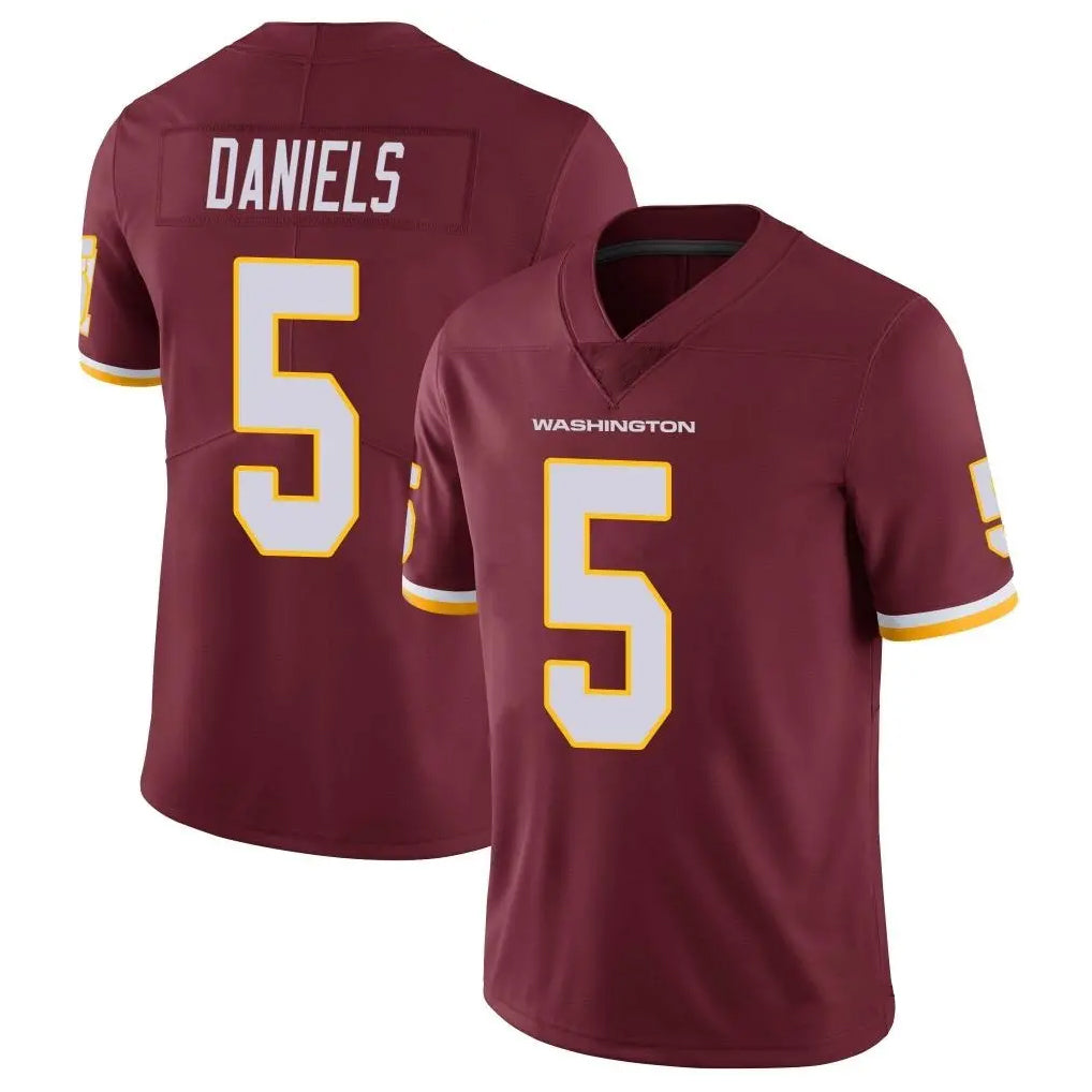 W.Commanders #5 Jayden Daniels Player Burgundy Vapor Limited Football Jerseys