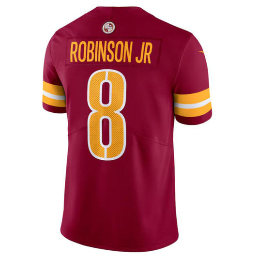 W.Commanders #8 Brian Robinson Jr. Player Burgundy Vapor Untouchable Limited Football Jerseys